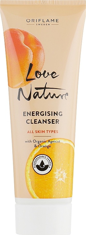 Gesichtsreinigungsgel mit Bio-Aprikose und Orange - Oriflame Love Nature Energising Cleanser