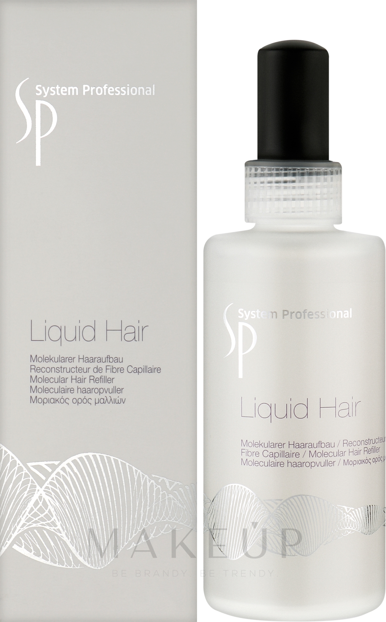 Molekularer Haarauffüller für brüchiges und strapaziertes Haar - Wella SP Liquid Hair Molecular Hair Refiller — Bild 100 ml