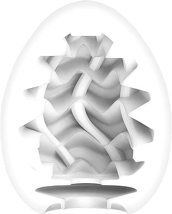 Dehnbarer Masturbator in Eiform für den Einmalgebrauch - Tenga Egg Wavy ll — Bild N2