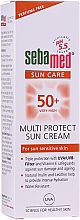 Regenerierende und feuchtigkeitsspendende Sonnenschutzcreme für das Gesicht SPF 50 - Sebamed Multi Protect Sun Cream SPF 50 — Bild N2