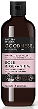 Düfte, Parfümerie und Kosmetik Natürliches Duschgel Rose & Geranie - Baylis & Harding Goodness Rose & Geranium Natural Body Wash