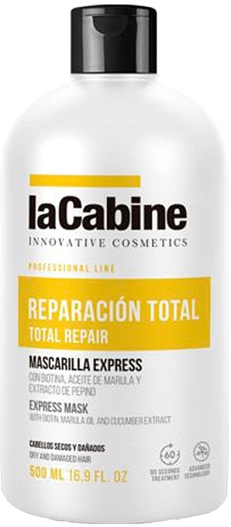 Express-Maske zur Haarwiederherstellung - La Cabine Total Repair Express Mask — Bild N1