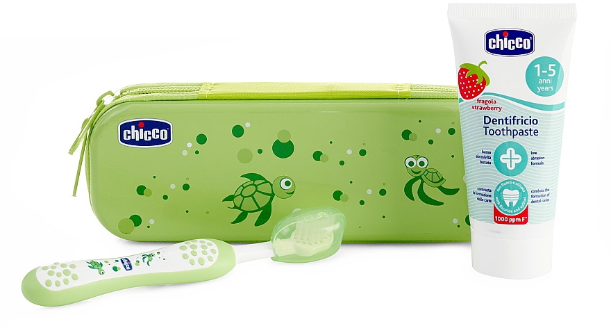 Reiseset grün - Chicco (Toothbrush + Toothpaste/50ml) — Bild N1