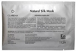 Düfte, Parfümerie und Kosmetik Gesichtsmaske mit Kollagen und Hyaluronsäure - Clarena Cosmetic Pads Natural Silk Mask