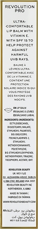 Lippenbalsam mit Vitamin E - Revolution Pro Protect Conditioning Lip Balm SPF15 — Bild N3
