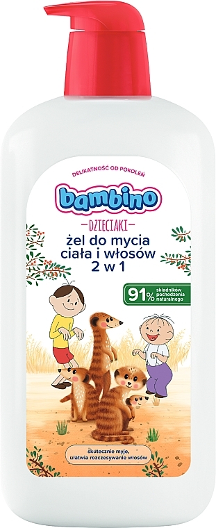 2in1 Duschgel-Shampoo für Kinder Erdmännchen - Bambino Children — Bild N1