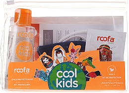 Düfte, Parfümerie und Kosmetik Körperpflegeset - Roofa Cool Kids (Händedesinfektionsmittel mit Aloe 100ml + Shampoo-Gel mit Aloe Vera 3g + Schutzmaske blau 1St.)