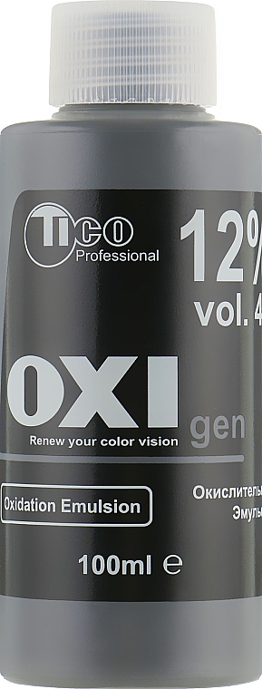 Oxidierende Emulsion für intensive Farbcreme Ticolor Classic 12% - Tico Professional Ticolor Classic OXIgen — Bild N1
