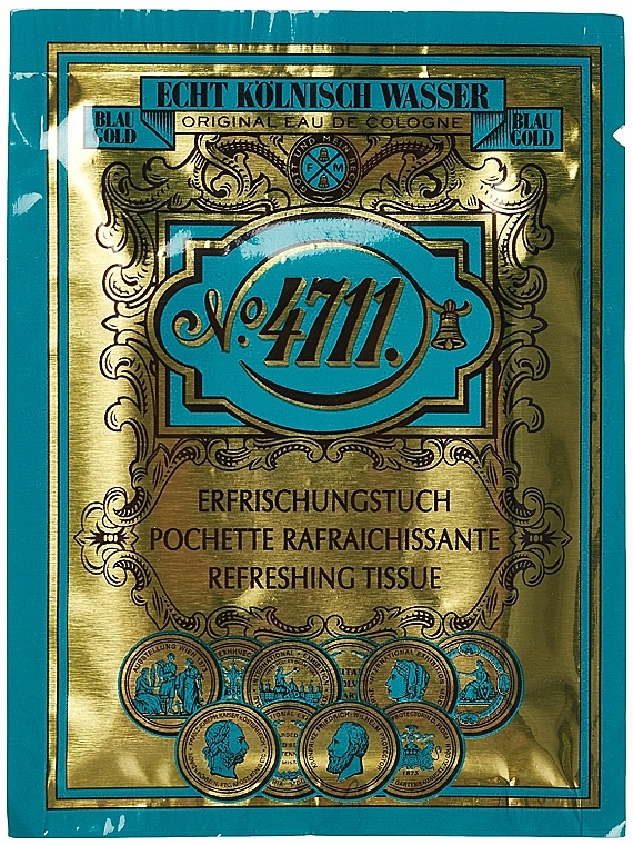 Maurer & Wirtz 4711 Original Eau de Cologne - Erfrischungstücher 10 St.  — Bild N1