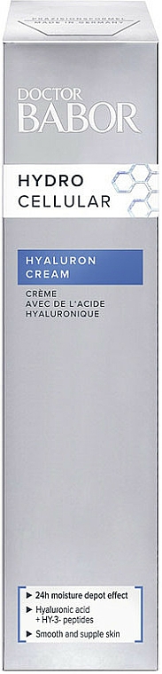 Glättende und feuchtigkeitsspendende Gesichtscreme mit Hyaluronsäure und Peptiden - Babor Doctor Babor Hydro Cellular Hyaluron Cream — Bild N2