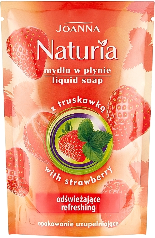 Handseife Erdbeere - Joanna Naturia Body Strawberry Liquid Soap (Refill) — Foto N1