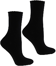 Lange Damensocken schwarz - Moraj — Bild N1