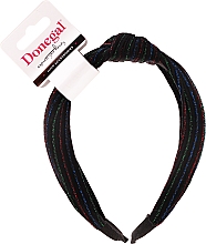 Düfte, Parfümerie und Kosmetik Stoffstirnband FA-5698 schwarz mit Streifen, Variante 2 - Donegal