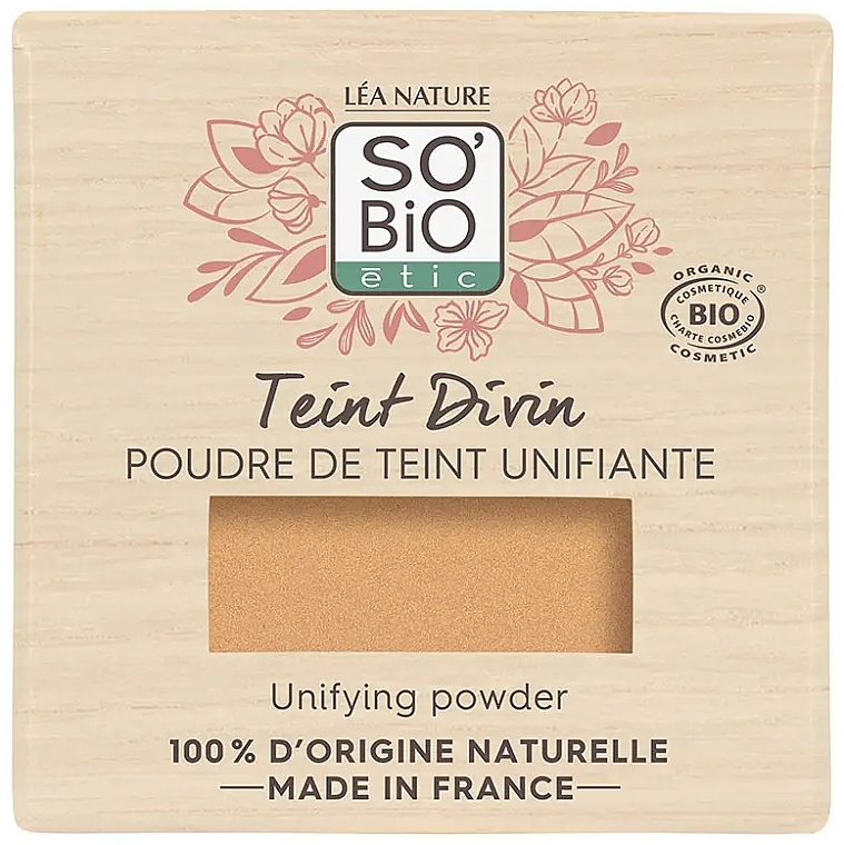 Gesichtspuder - So'Bio Etic Lea Nature Teint Divin Unifying Powder  — Bild N1