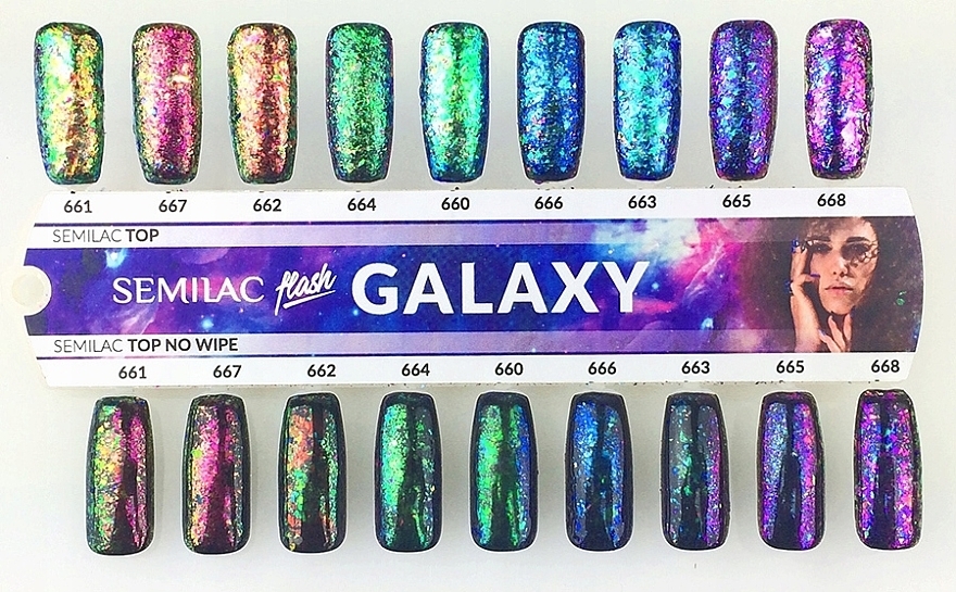 Nagelpulver Galaxy - Semilac SemiFlash Galaxy — Bild N2