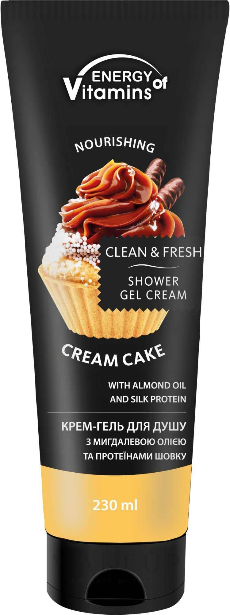 Duschcreme-Gel Sahnetorte - Energy of Vitamins Cream Shower Gel Cream Cake — Bild 230 ml