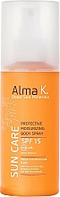 Feuchtigkeitsspendendes Sonnenschutzspray SPF 15 - Alma K Sun Care Protective Moisturizing Body Spray SPF 15 — Bild N1
