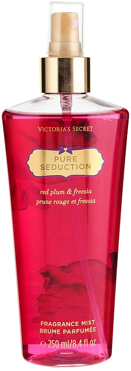 Parfümierter Körpernebel - Victoria's Secret Pure Seduction Fragrance Mist Red Plum and Freesia — Bild N1