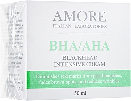 Düfte, Parfümerie und Kosmetik Konzentrierte Creme mit Salicylsäure gegen Pickel und Akne - Amore Blackhead Intensive Cream