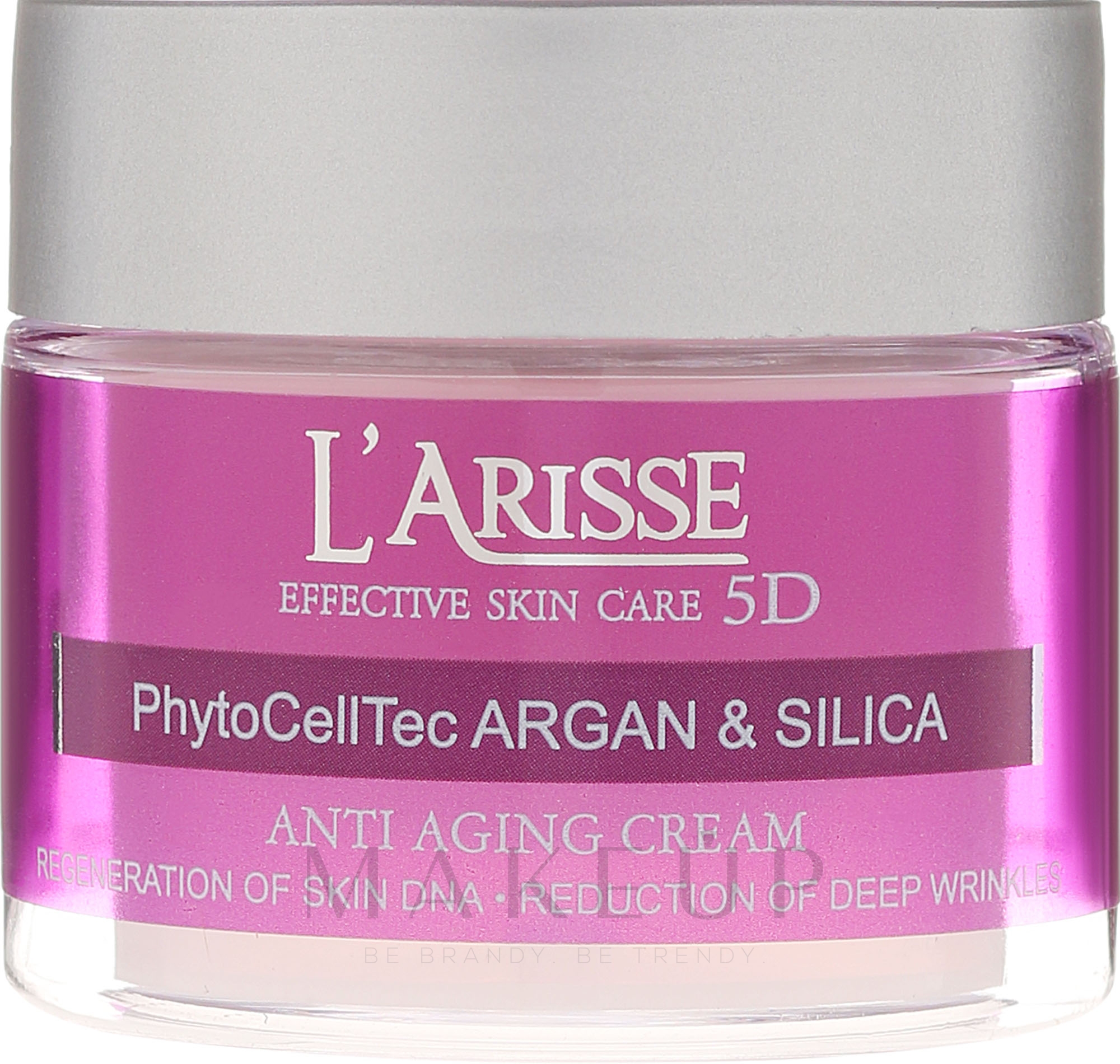 Anti-Falten Gesichtscreme für Tag und Nacht mit Arganöl und kolloidaler Kieselsäure 70+ - Ava Laboratorium L'Arisse 5D Anti-Wrinkle Cream Stem Cells & Silica — Bild 50 ml