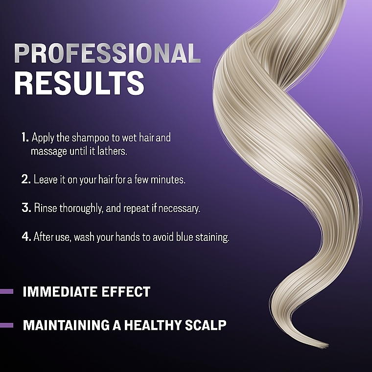 Shampoo für blondes Haar - Joanna Professional Silver Boost Complex Hair Shampoo — Bild N4