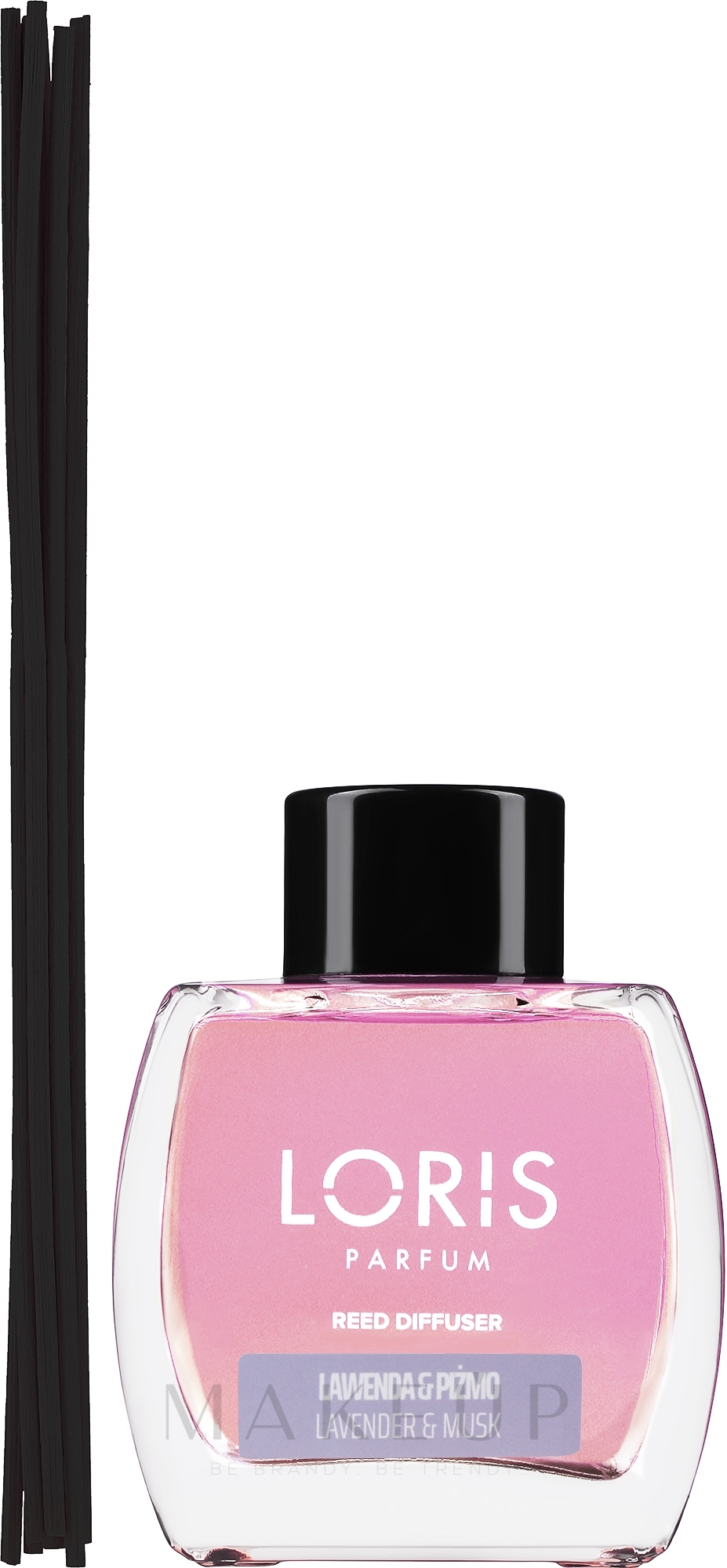 Raumerfrischer Lavendel und Moschus - Loris Parfum Reed Diffuser Lavender & Musk — Bild 120 ml
