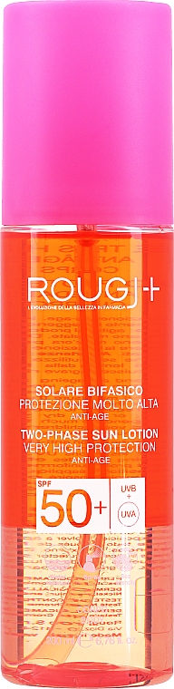 Anti-Aging 2-Phasen Sonnencreme SPF 50 - Rougj+ Solar Biphase Anti-age SPF50 — Bild N1