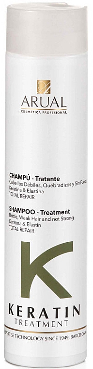 Shampoo mit Keratin und Elastin - Arual Keratin Shampoo — Bild N1
