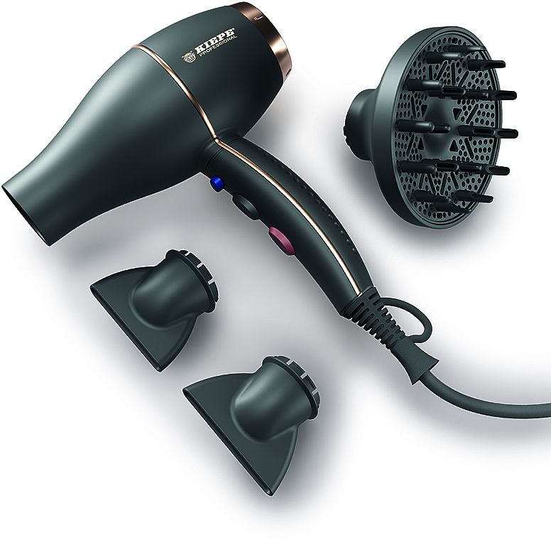 Haartrockner, schwarz - Kiepe Bloom Hairdryer Black — Bild N3