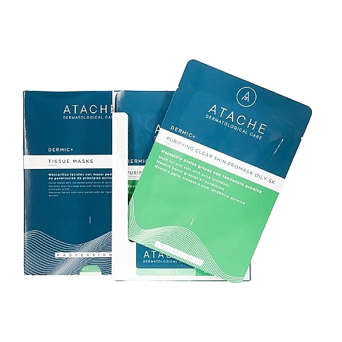 Zellulosemaske für fettige Haut - Atache Oily SK Promask Purifying Clear Skin — Bild N1