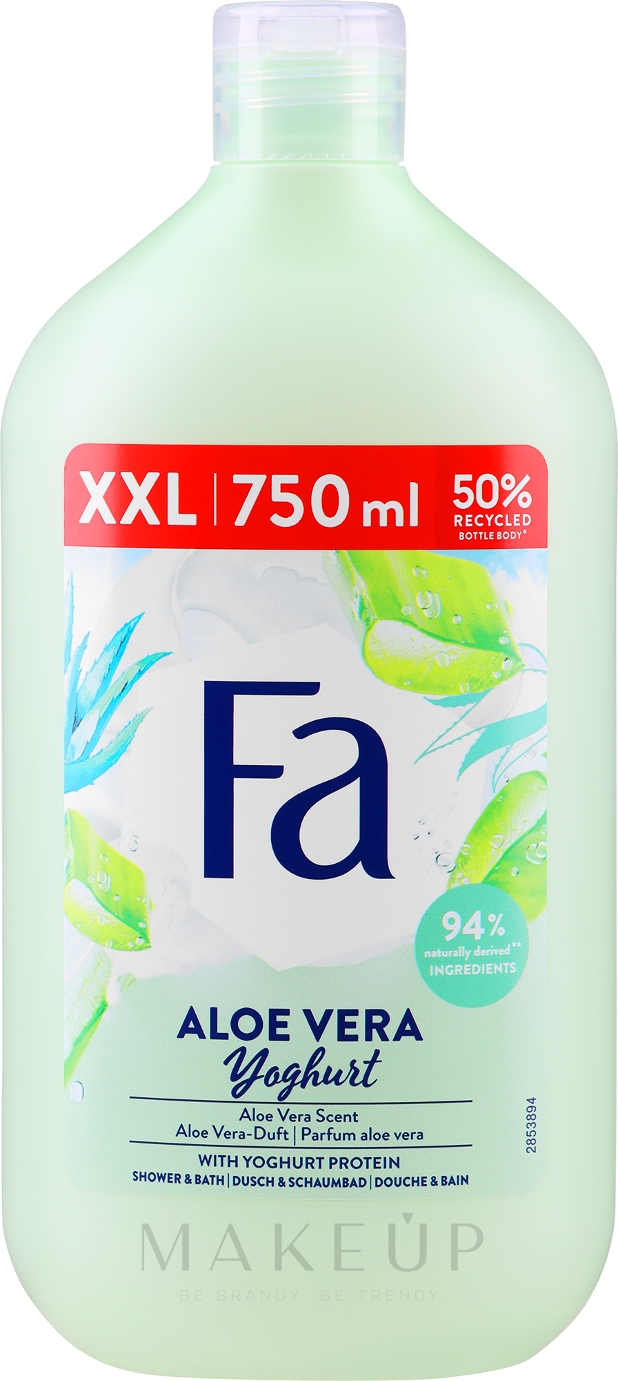 Duschcreme mit Joghurt-Proteinen und Aloe Vera-Duft - Fa  — Bild 750 ml