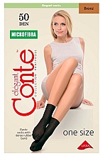 Düfte, Parfümerie und Kosmetik Damensocken Microfibra 50 Den, bronz - Conte