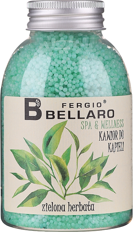 Entspannendes Badekaviar mit Grüntee-Duft - Fergio Bellaro Green Tea Bath Caviar — Bild N1