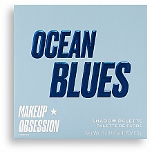 Lidschattenpalette - Makeup Obsession Ocean Blues Eyeshadow Palette — Bild N2