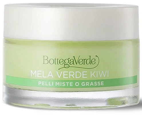 Gel-Creme für Mischhaut und fettige Haut grüner Apfel und Kiwi - Bottega Verde Beauty Extracts Green Apple & Kiwi Face Gel Cream — Bild N1