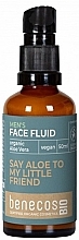 Gesichtsfluid mit Bio-Aloe Vera - Benecos For Men Bio Organic Aloe Vera Face Fluid — Bild N1