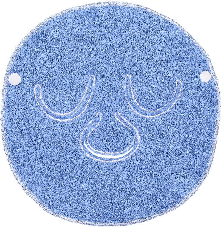 Gesichtstuch für kosmetische Eingriffe blau Towel Mask - MAKEUP Facial Spa Cold & Hot Compress Blue — Bild N1