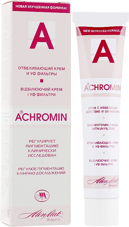 Creme gegen Pigmentflecken - Alen Mak Achromin — Bild N1