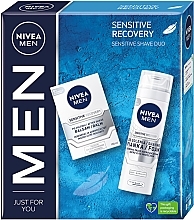 Düfte, Parfümerie und Kosmetik Gesichtspflegeset - NIVEA MEN Sensitive Recovery (After Shave Balsam 100ml + Rasierschaum 200ml)