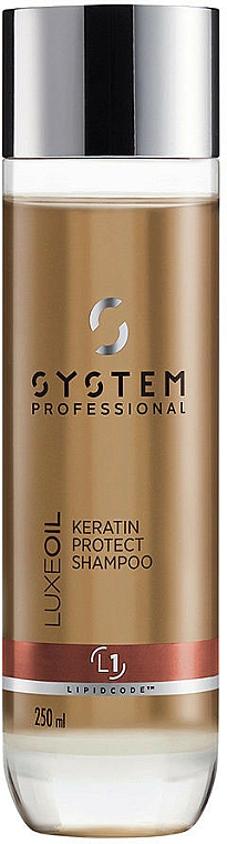 Haarshampoo mit Keratin - System Professional Luxe Oil Lipidcode Keratin Protect Shampoo L1 — Bild N1