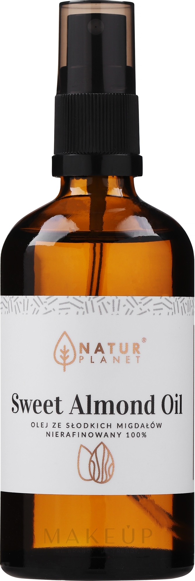 Unraffiniertes Süßmandelöl - Natur Planet Sweet Almond Oil 100% — Bild 100 ml