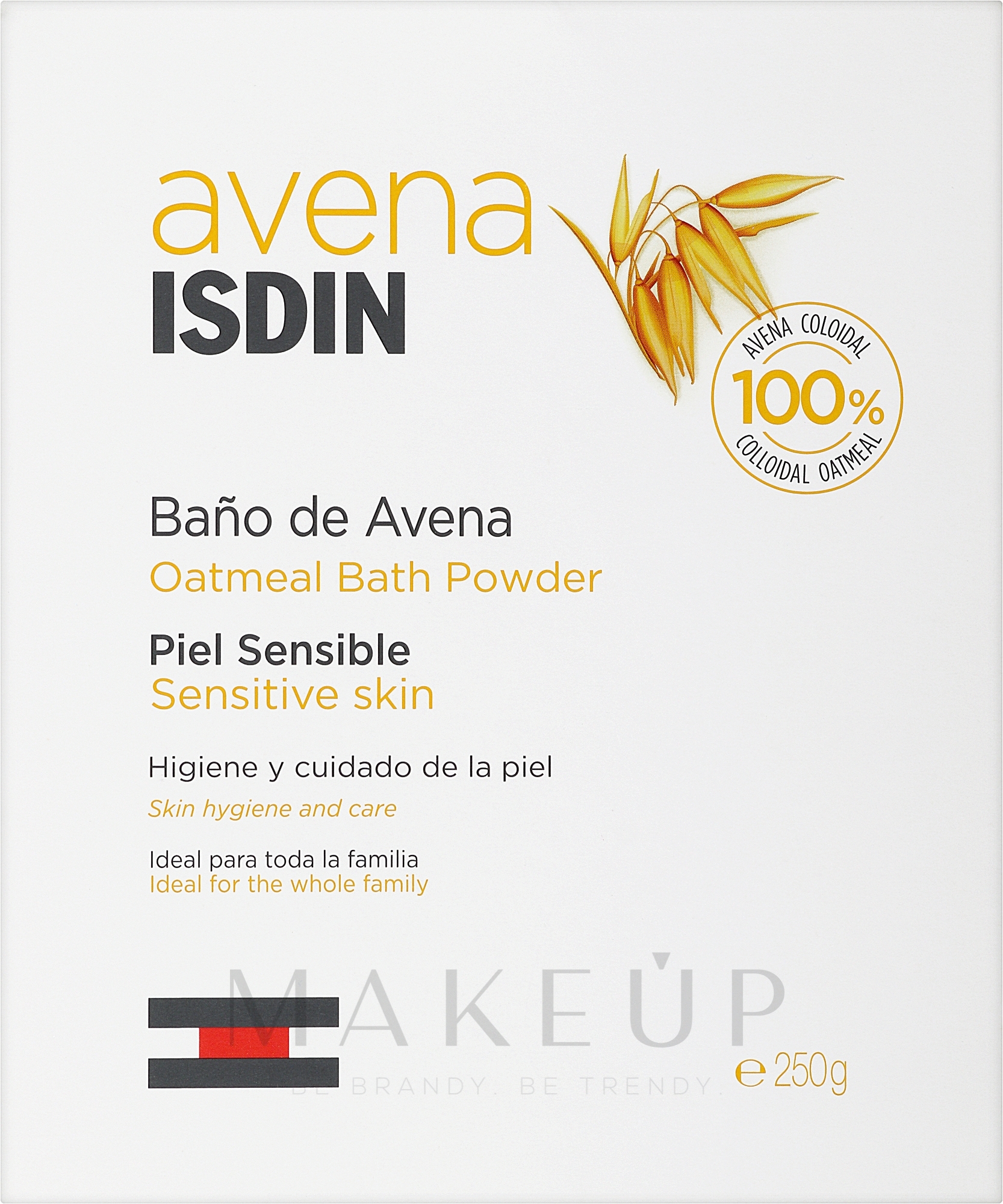 Badepuder für empfindliche Haut - Isdin Avena Oats Bath Sensitive Skin — Bild 250 g
