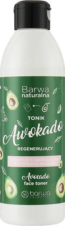 Natürliches und regenerierendes Gesichtswasser mit Avocado - Barwa Natural Avocado Regenerating Toner