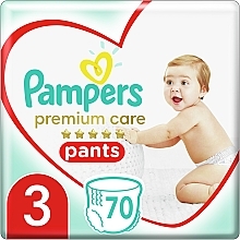Düfte, Parfümerie und Kosmetik Windelhöschen Premium Care Pants 3 (6-11 kg) 70 St. - Pampers 