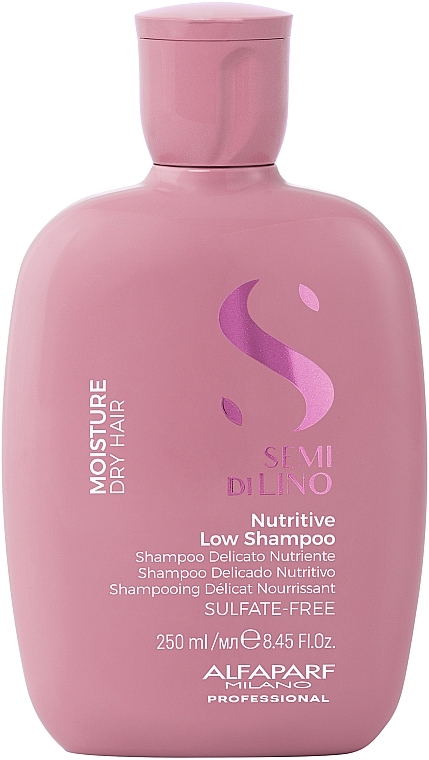 Feuchtigkeitsspendendes Shampoo für trockenes Haar - Alfaparf Semi Di Lino Nutritive Low Shampoo — Bild N1