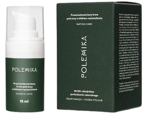 Anti-Aging Augencreme mit aufhellender Wirkung - Polemika Matcha Care — Bild N1