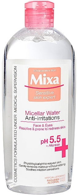 Mizellen-Reinigungswasser - Mixa Anti-Irritation Micellar Water — Bild N3