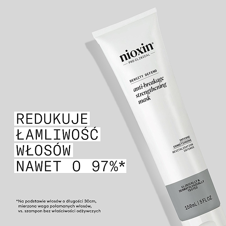 Stärkende Maske für brüchiges Haar - Nioxin Pro Clinical Density Defend Anti-Breakage Strengthening Mask  — Bild N5