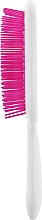 Haarbürste weiß mit lila - Janeke Superbrush — Bild N2