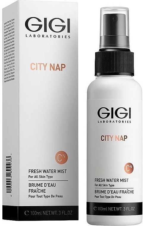 Erfrischender und feuchtigkeitsspendender Gesichtsnebel mit Vitaminen und Antioxidantien - Gigi City Nap Fresh Water Mist — Bild N1